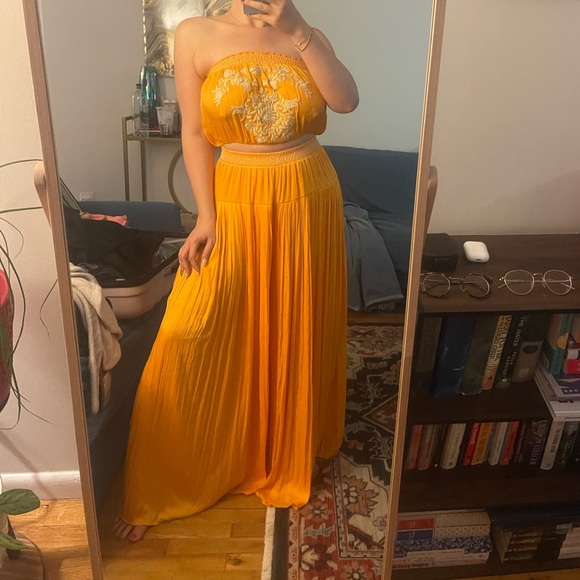 Free People Pants - NWOT Free People matching tube top and pant set